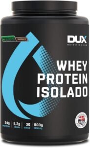 pote de whey isolado da marca dux
